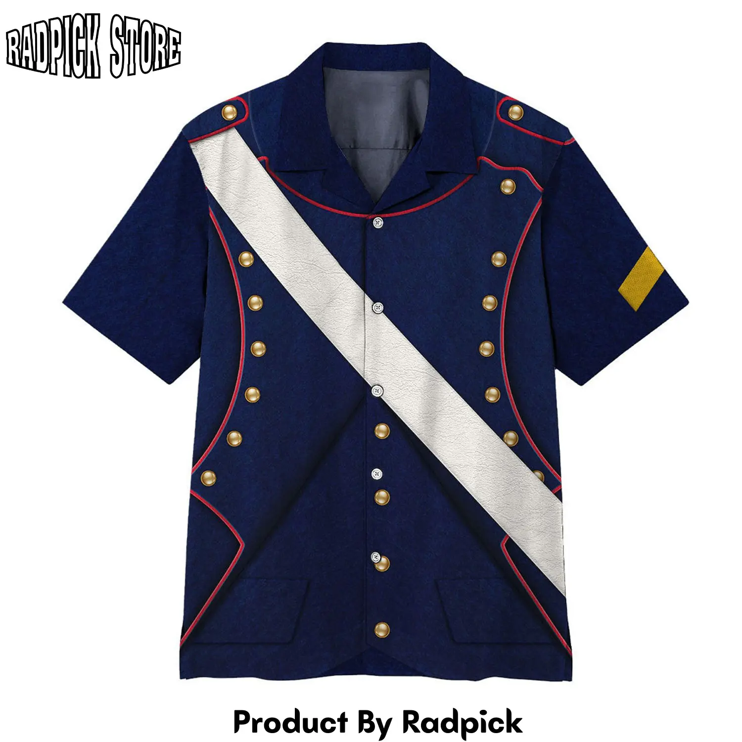 Radpick 3d french line artillery 1806 custom hawaii shirt rp292791